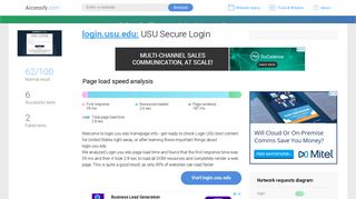 Access login.usu.edu. USU Secure Login