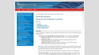 Apply for a U.S. Visa | Track My Passport & Passport/Visa Collection ...
