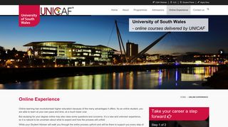 Online Experience - University of South Wales Online