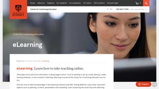 eLearning | CCE University of Sydney - Centre for Continuing Education
