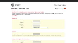 eLearning - University of Sydney