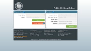 SLC Public Utilities Online Login - Payments