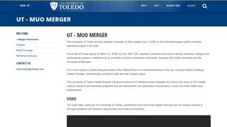 UT - MUO Merger - University of Toledo