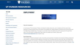 Employment - University of Toledo