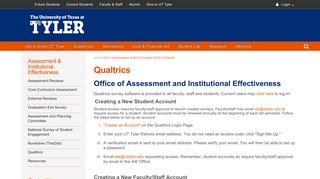 Qualtrics | UT Tyler Assessment & Institutional Effectiveness