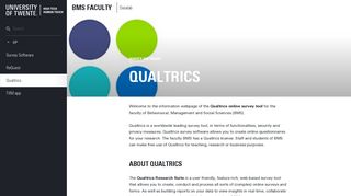 Qualtrics | BMS - DataLab