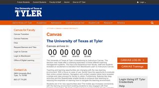 Canvas at UT Tyler | Instructure Canvas
