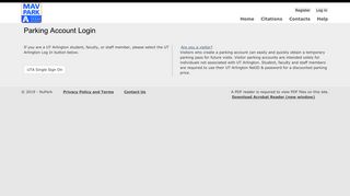 Parking Account Login /portal