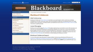 Blackboard Collaborate - UTA