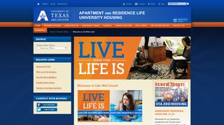 Apartment and Residence Life | University Housing — The ... - UTA