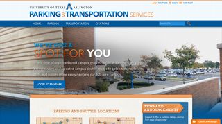 Parking and Transportation Services – The University of Texas ... - UTA