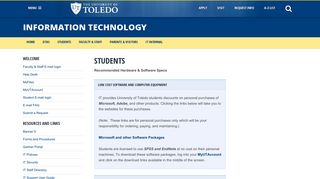 Students - University of Toledo