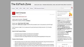 Utah Compose – The EdTech Zone