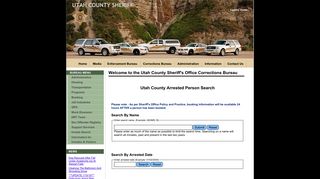 Inmate Search | Utah County Sheriff's Office - Corrections Bureau