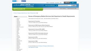 Bureau of Emergency Medical Services Utah Department of Health ...