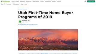 Utah First-Time Home Buyer Programs of 2019 - NerdWallet