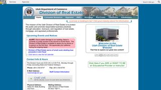 Utah Division of Real Estate