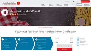 Utah Food Handlers Permit | StateFoodSafety