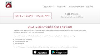 SafeUT Smartphone App | University of Utah Health