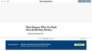 What Happens When You Reply All to 22,000 State Workers - The ...