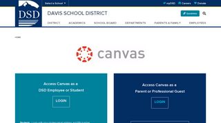 Canvas Login - Davis School District