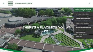 Welcome to UVU | Utah Valley University | Utah Valley University
