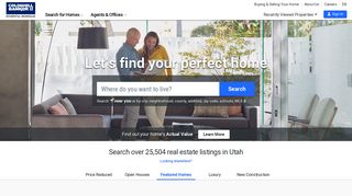 Utah Real Estate & Homes For Sale - Coldwell Banker Residential ...
