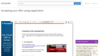 Accepting your offer using eapplication - PDF - DocPlayer.net