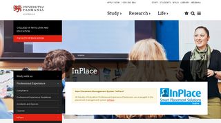 InPlace - Faculty of Education | University of Tasmania