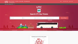 UTC Online Bus Ticket Booking, Bus Reservation, Time Table, Fares ...