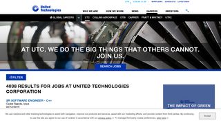 Job Search - UTC Jobs - United Technologies