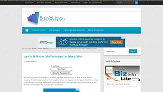 www.mydirectory.com/utc - Log In For My Directory United ...