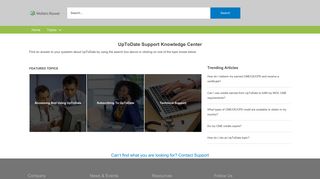 UpToDate Support Knowledge Center
