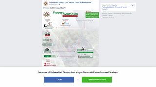 Proceso de Matrícula UTELVT! - Universidad Técnica Luis Vargas ...