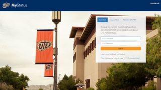 Login - Welcome to UTEP
