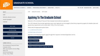 Apply Now - UTEP.edu