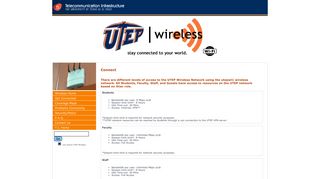 Connect - UTEP Wireless