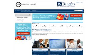 UT Flex powered by Maestro Health > My Accounts > Benefit Account ...