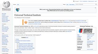 Universal Technical Institute - Wikipedia