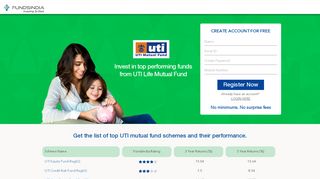 Invest in Top UTI Mutual Fund Schemes Online - FundsIndia
