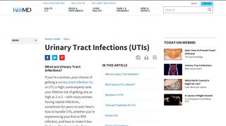 Urinary Tract Infection (UTI): Symptoms, Causes, Diagnosis, Treatment