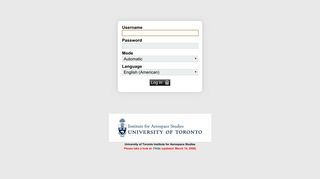 Horde :: Log in - UTIAS - University of Toronto