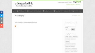 Patient Portal | Utica Park Clinic