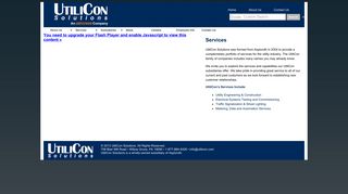UtiliCon Solutions - Services