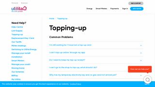 Topping up | Help | Utilita Energy