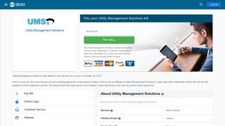 Utility Management Solutions: Login, Bill Pay, Customer Service and ...