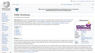 Utility Warehouse - Wikipedia