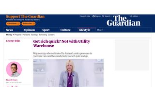 Get rich quick? Not with Utility Warehouse | Money | The Guardian