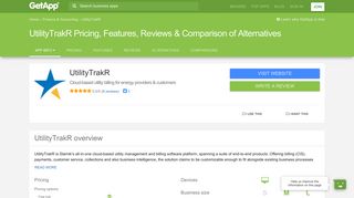 UtilityTrakR Pricing, Features, Reviews & Comparison of Alternatives ...