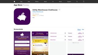 Utility Warehouse Clubhouse on the App Store - iTunes - Apple